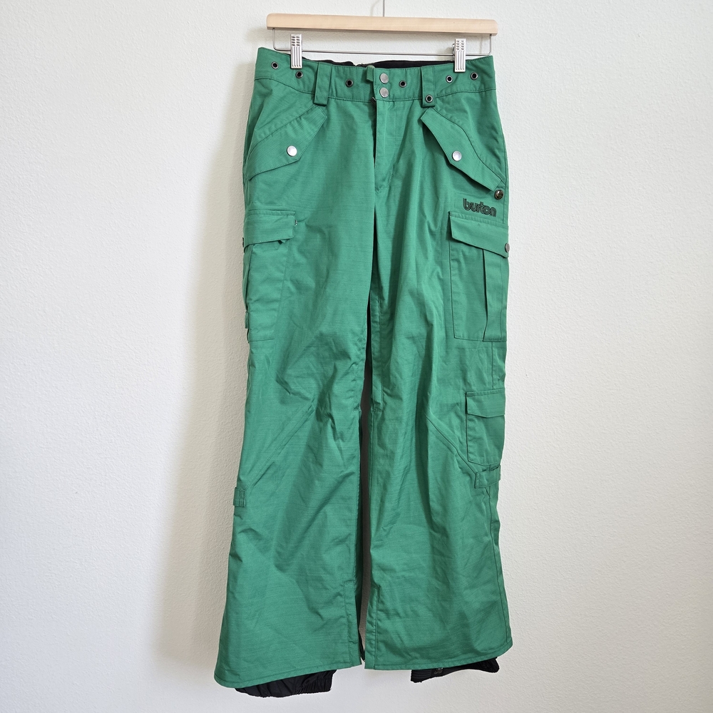Burton Women’s Green Cargo Elite Pants size‎ XS snowboard
